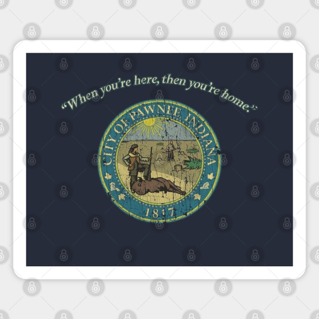 City of Pawnee Indiana 1817 Magnet by JCD666